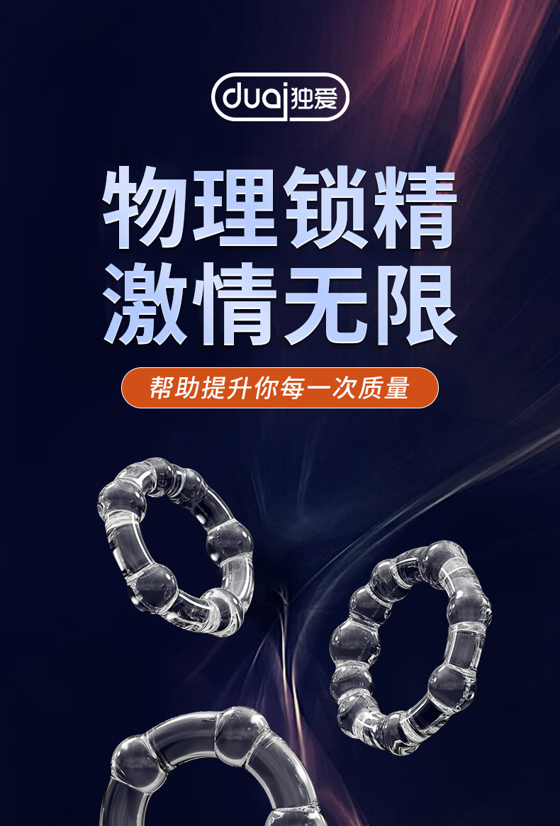 独爱男用锁精复阻环 物理持久延迟套环阴茎包皮环成人情趣性用品 阿里巴巴 