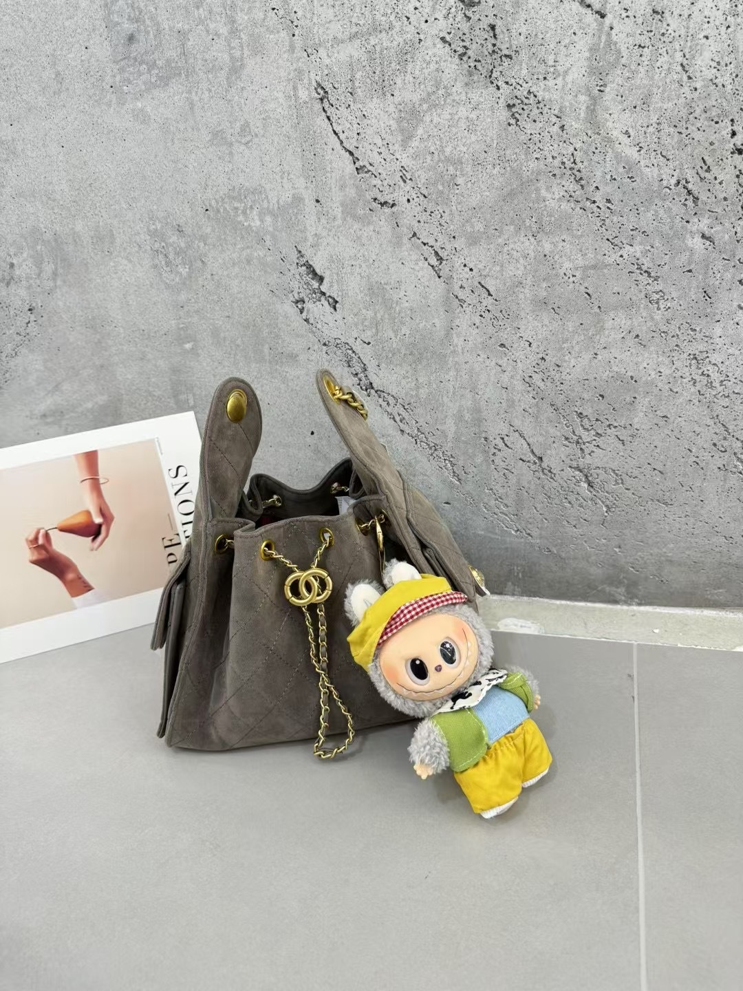 Cuero genuino esmerilado cadena de diamond bolso para mujeres pequeñas bolsas de balde de estilo medieval bolsas de hombro de seda bolsas de brazo