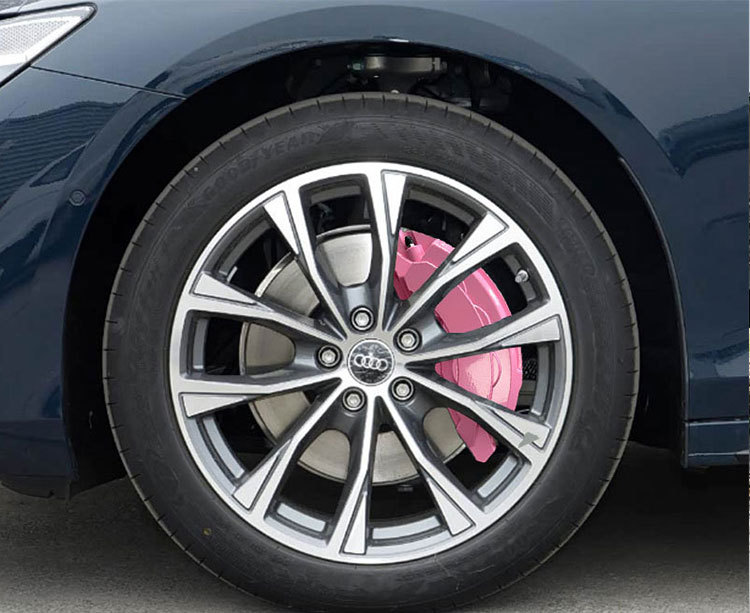 Suitable for 26 models of Audi A5 B10 aluminum alloy brake caliper covers, A6 C9 wheel hub modification, caliper color change