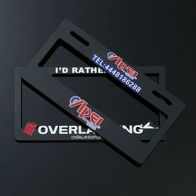 License plate holder/license plate holder customized personalized license plate frame modified