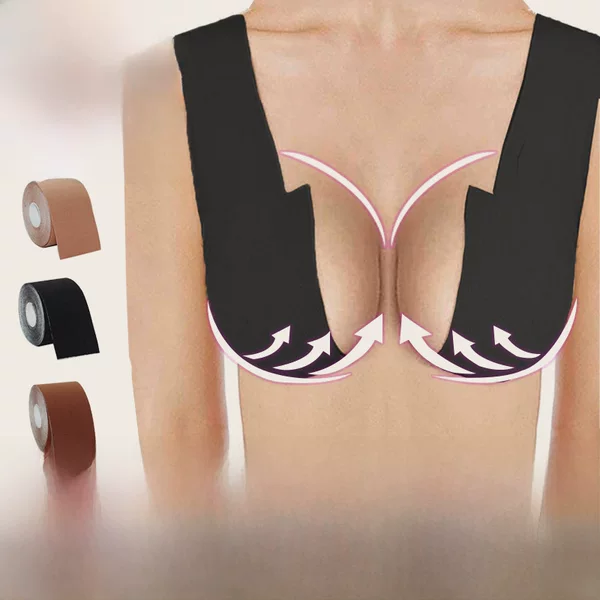 Elastic Sports Muscle Patch Taila Breast Patch Bandage Skin Color Invisible Anti-sagging Female Summer Thin Push-up Breast Patch Breathable