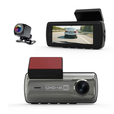 New Ai Smart Driving Recorder Wifi Dual Recording 4K Ultra-Clear Night Vision Adas Parking Monitoring Gps Tracking Bsd (Driving recorder) - k1-dual-recording-12v-no-gps