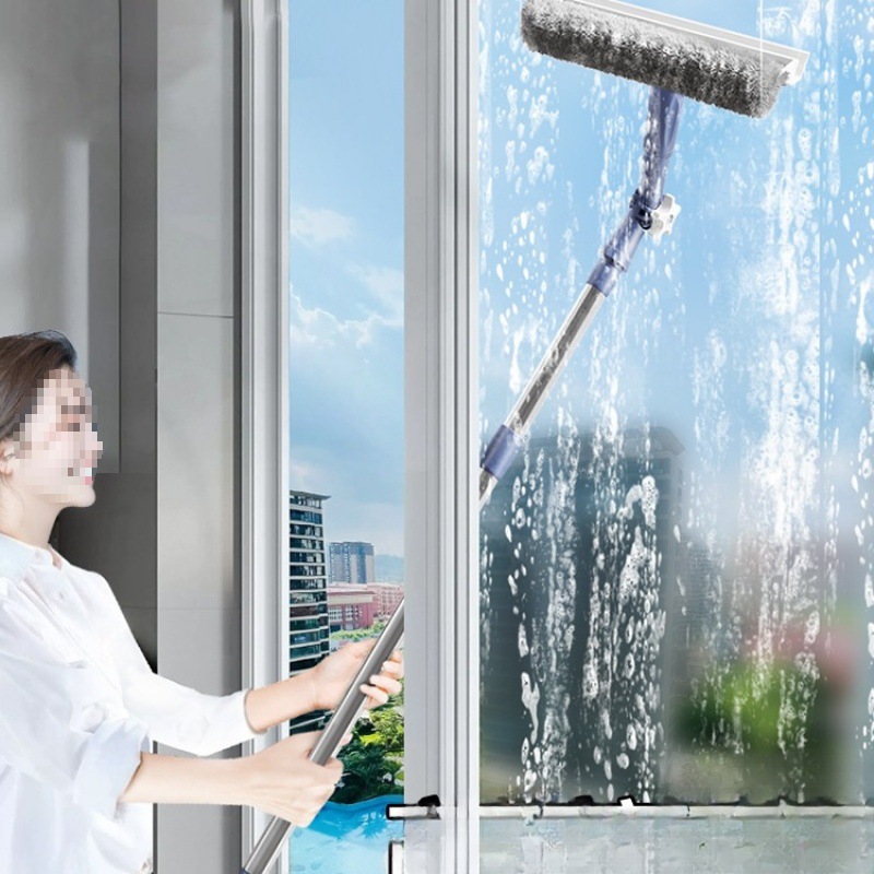 New Model Household Window Cleaning Tool for High-Rise Exterior Windows, Window Cleaning, Housekeeping, Window Washing, Scraper, Cleaning Brush