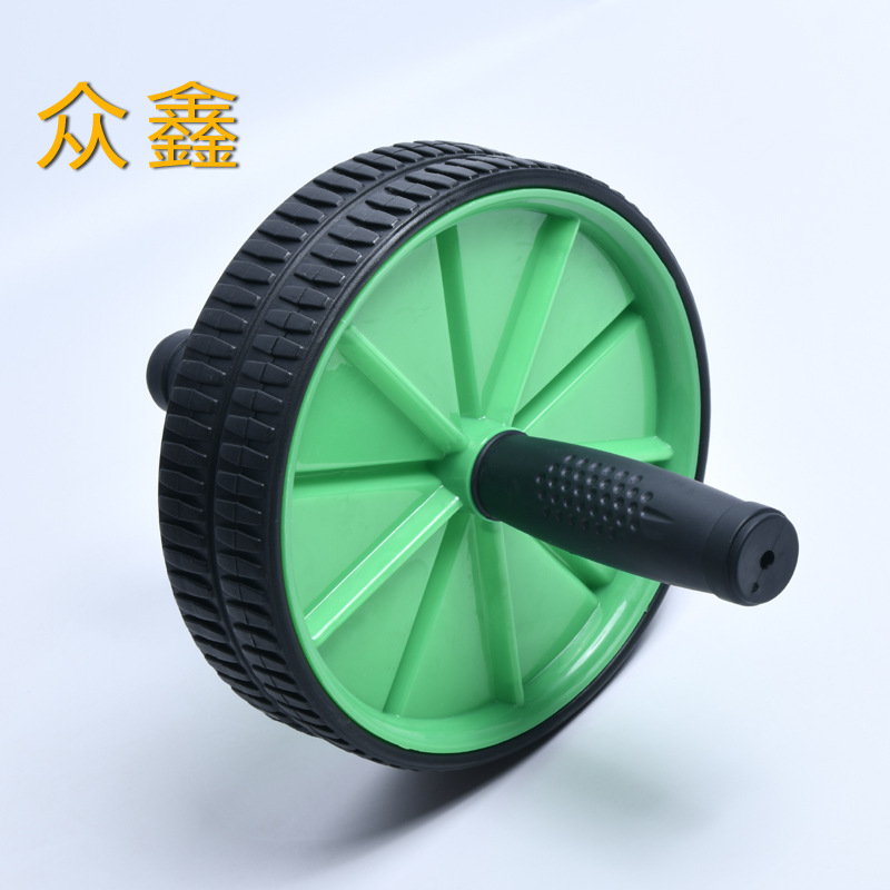 Transfronterizo Amazon mejor vendido entrenador abdominal de doble rueda vieja rueda de músculo abdominal de una sola rueda entrenador abdominal femenino equipo de fitness lote de fábrica