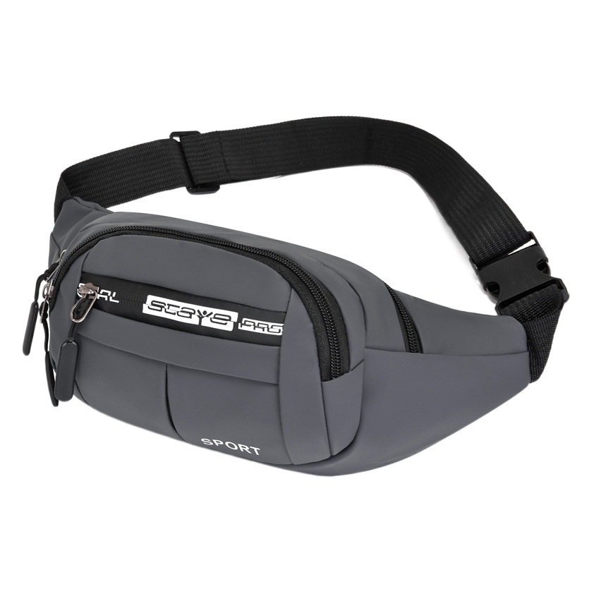 Cross-border men's waist bag new outdoor leisure sports slung chest bag large capacity business mobile phone coin purse wholesale