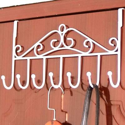 After the door Clothes hanger Hooks Punch holes No trace Coat hook Stands Clothes rack Clothes hook