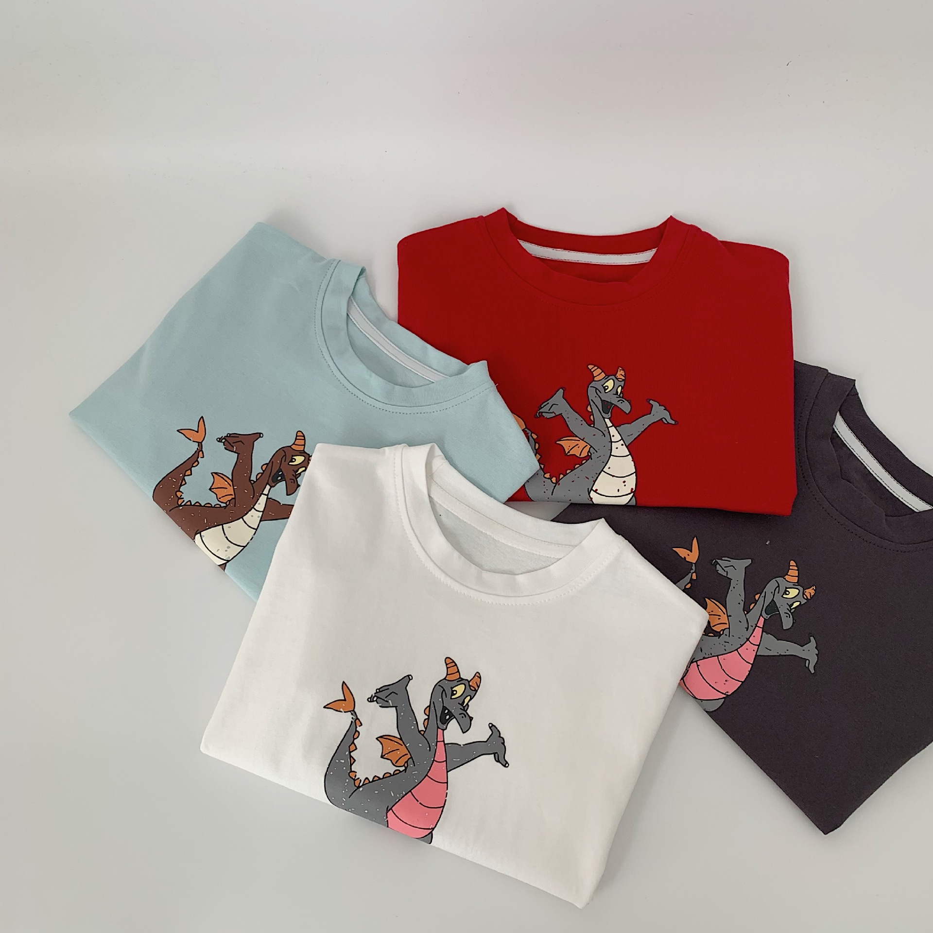 Maibao camiseta para niños 2024 ropa para niños nueva primavera de dibujos animados impreso bottoming camisa niños y niñas casual Top moda