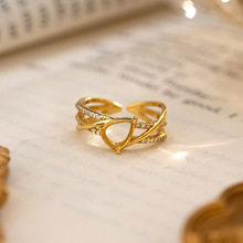 s925���y�p�ݕr��΢��ʯ�����_�ڽ�ָ���� DIY�Ƕˮ���錚����