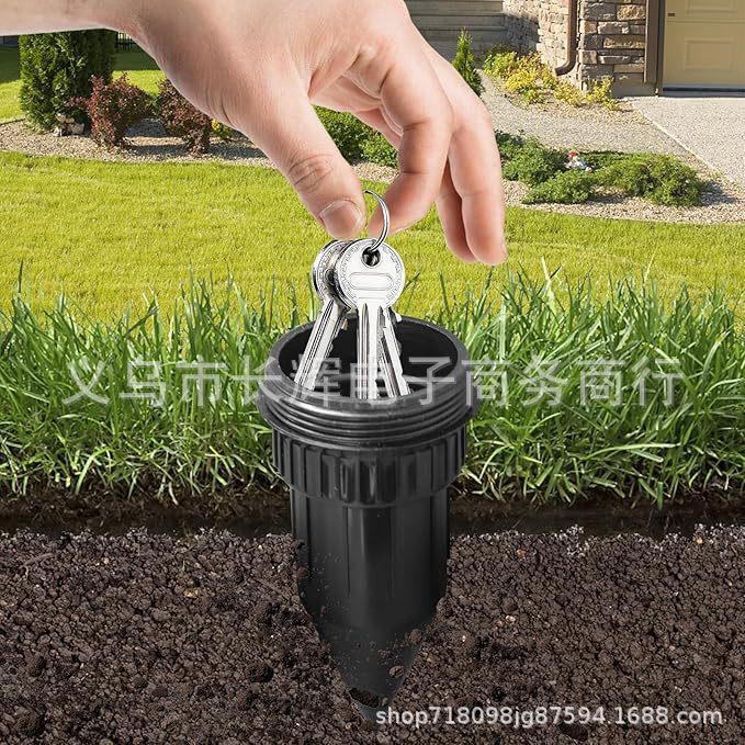 跨境新品花园钥匙隐藏器用于户外花园和露台安全防护花园钥匙架|undefined