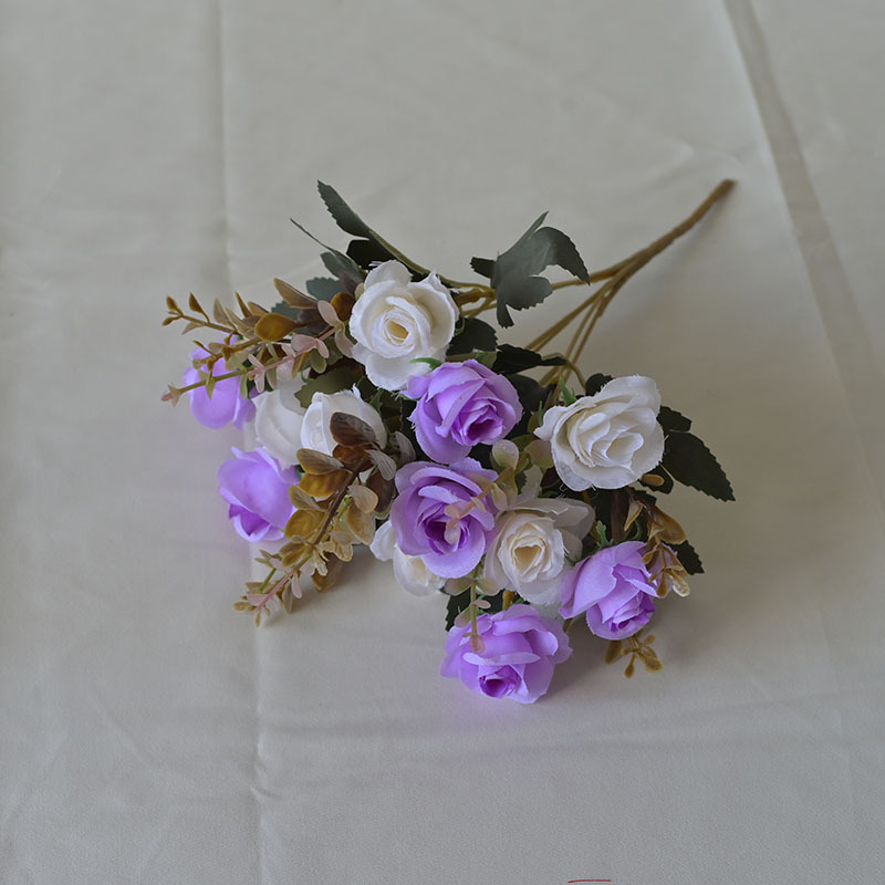 Al por mayor de alta calidad 12 rosas de diamante ramo adornos decoración de boda fotos props de fotografía simulación de rosas