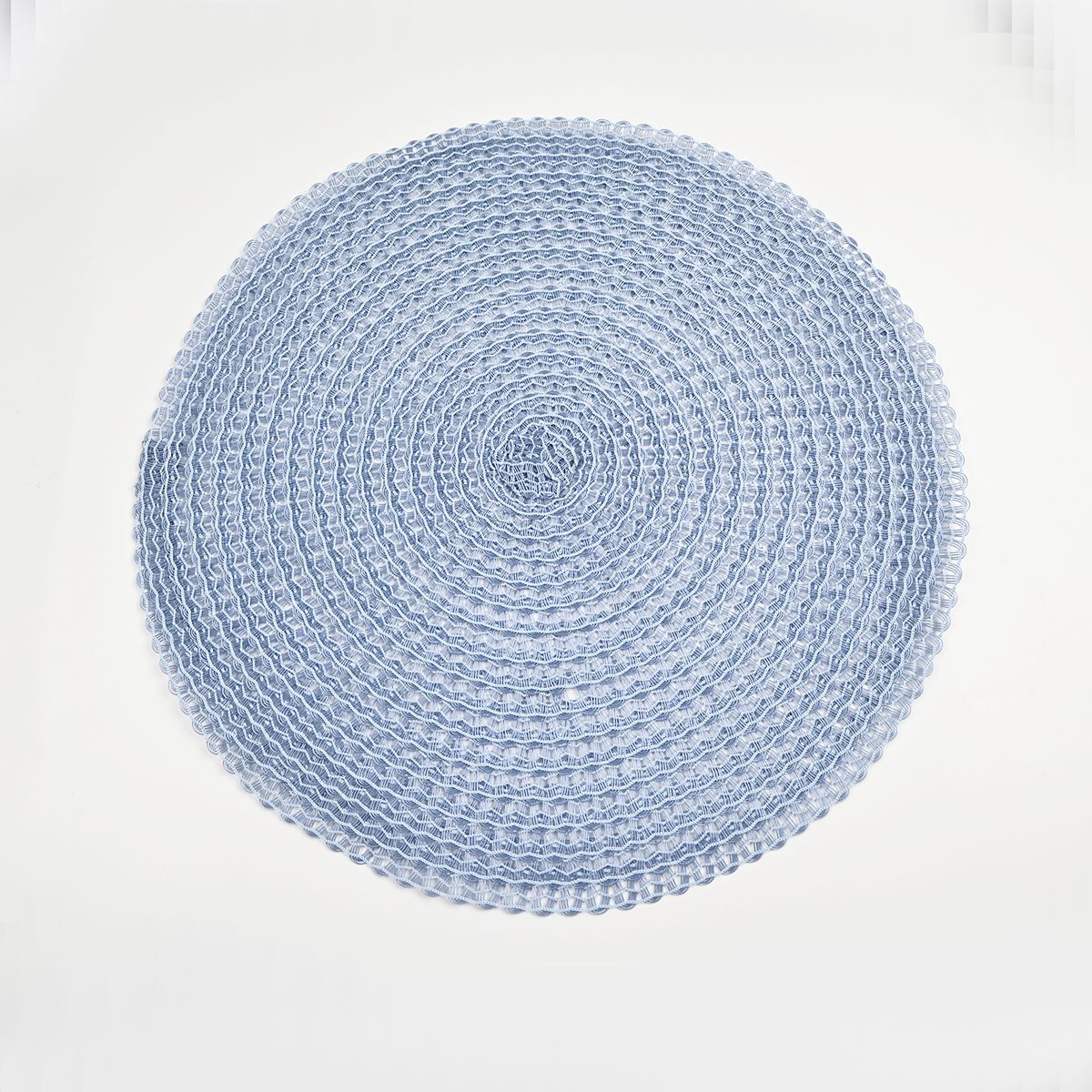 PE cojín trenzado redondo lavable antideslizante aislamiento térmico hotel cojín de mesa bohemia cojín de mesa de grado alimenticio