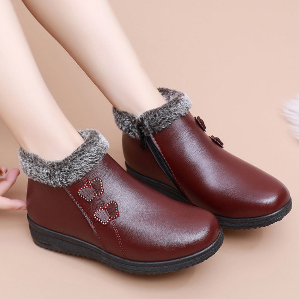 Insulated keep warm non-slip low boots