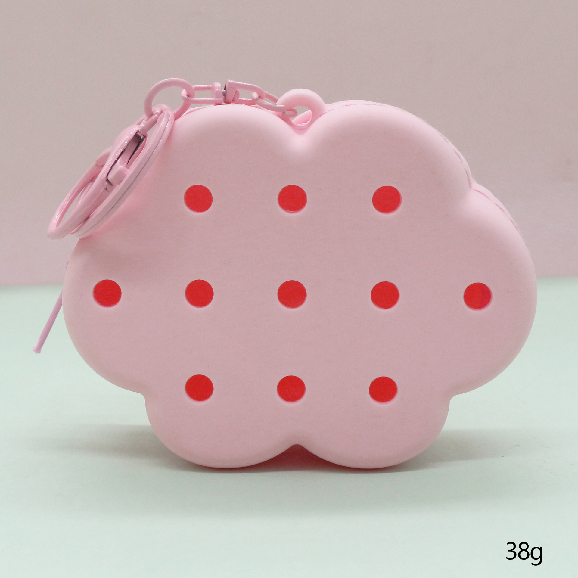 Inventario de dibujos animados de silicona agujero bolsa mini bolso diy bolsa de almacenamiento bolso auriculares llavero colgante regalo