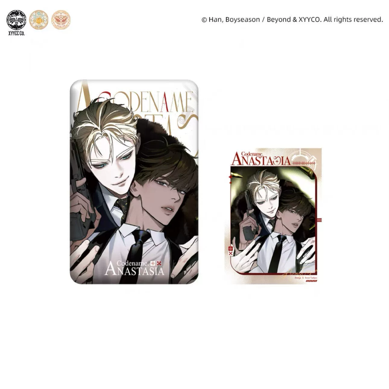 Кодовое имя Данмей ANASTASIA серия подвесных периферийных Small card badge акриловые украшения