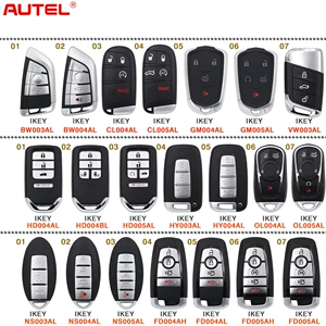 Autel Ikeybw003Al Bw004Al və digər xarici versiya ağıllı kart avtomobil açarı