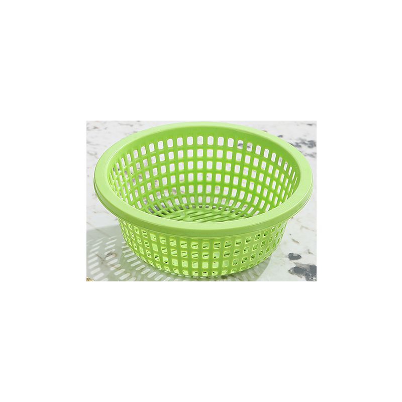 プラスチックふるい排水バスケット大型家庭用野菜洗いバスケット野菜洗いボウル果物洗いふるいキッチン厚みのある果物バスケット|undefined
