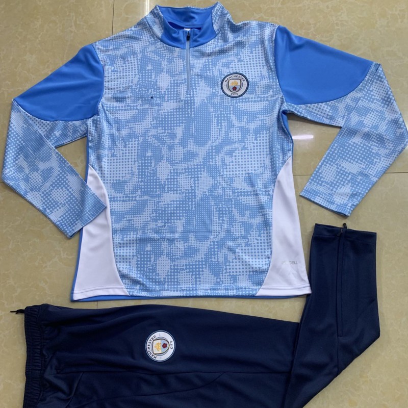 2526巴黎训练服新款皇马出场服足球长袖拜仁成人套装马竞秋冬球衣|undefined