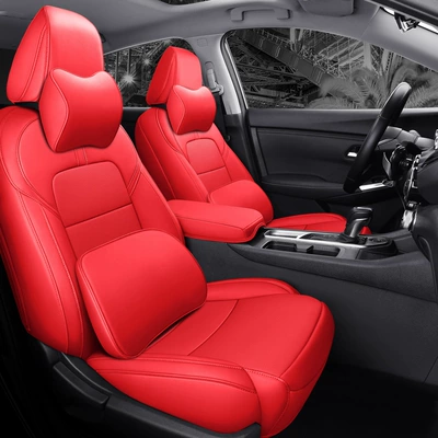 special car seat cover, Modelə uyğun (Original) oturacaq örtükləri - b-china-red-deluxe-edition-2020-2024
