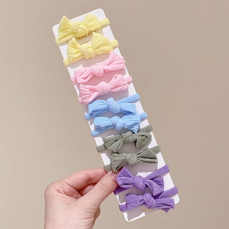 甜美蝴蝶结儿童发圈高弹力不伤发橡皮筋小女孩扎头绳耐用头饰|undefined