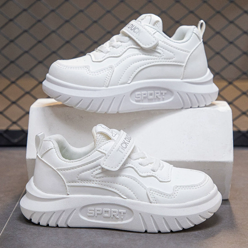 Детская маленькая белая обувь мужская и женская детская доска обувь весна и осень новая студенческая обувь дикая детская спортивная обувь на мягкой подошве