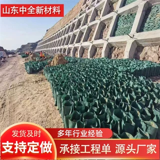 厂家货源涤纶短丝生态袋边坡防护生态袋 40*60植草袋定制 生态袋