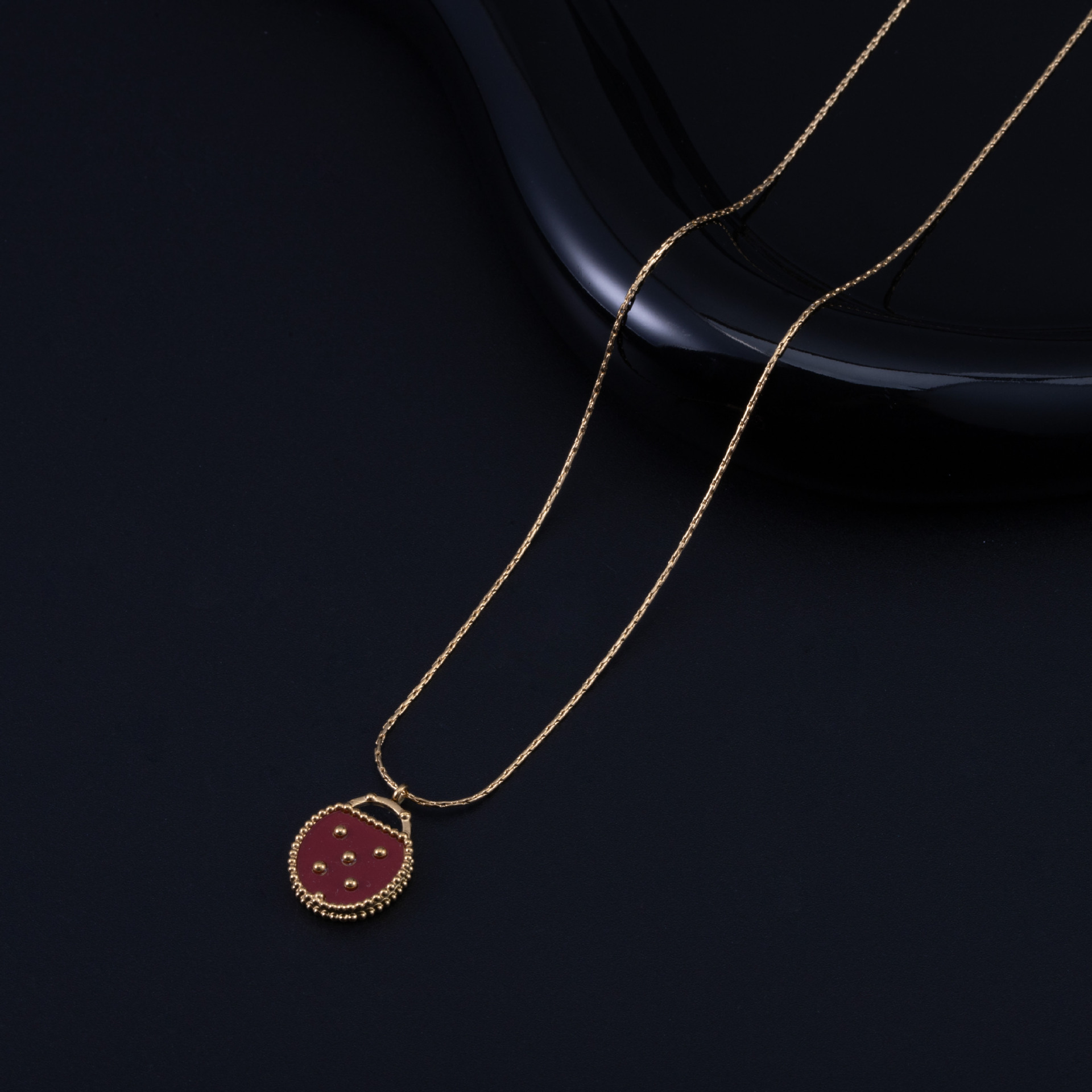 Stainless Steel Gold Color  Necklace