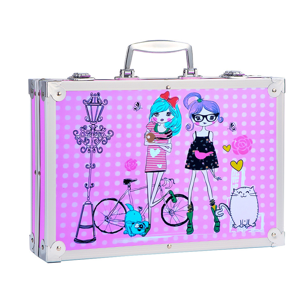 145 caja de aluminio pincel conjunto de dibujo infantil arte papelería pincel de graffiti pincel acuarela pincel fábrica al por mayor