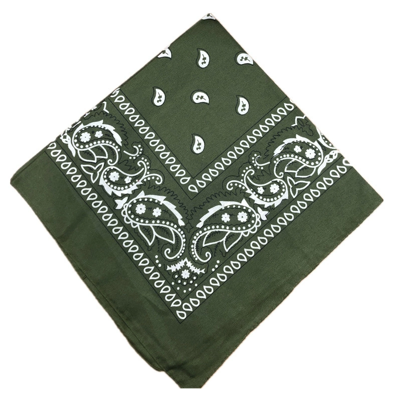 Headscarf, polyester 55 cm, paisley vortex print, one size (multi-color)