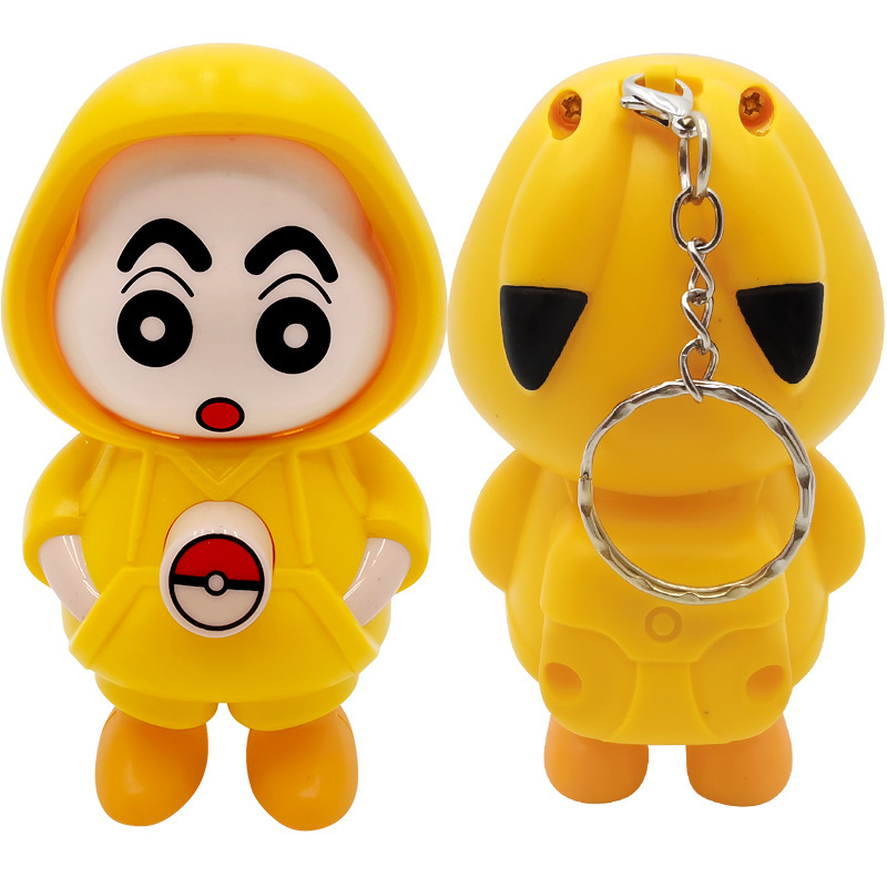 Muñeco cambia caras estilo caricatura, decoración