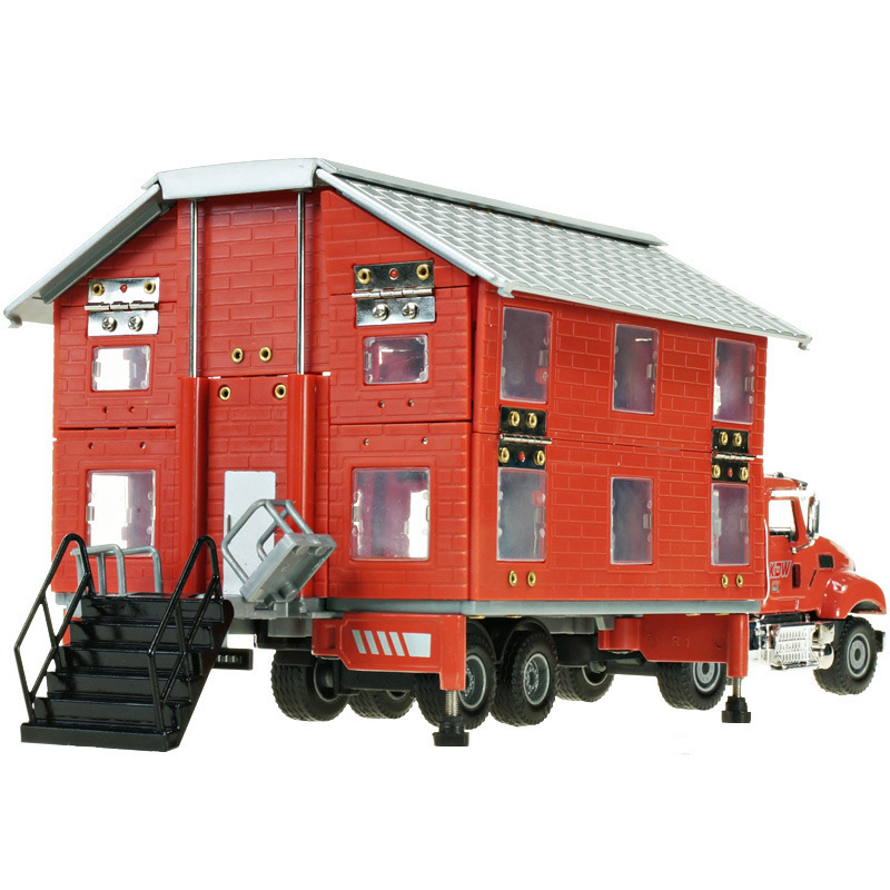 Kaidiwei 二階建て RV 1:50 合金モデルカー折りたたみ変形屋外旅行子供のおもちゃクロスボーダー|undefined