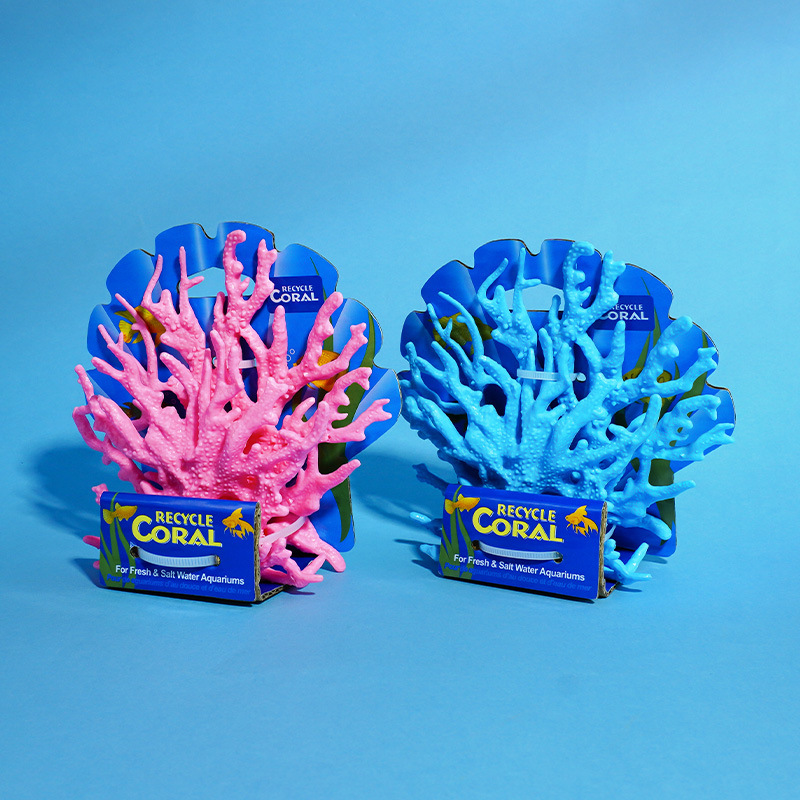 Coral transfronterizo dedicado al paisajismo de acuarios, acuario de simulación de acuario, acuario, peces falsos, tanque de agua de mar, coral blando, secado duro