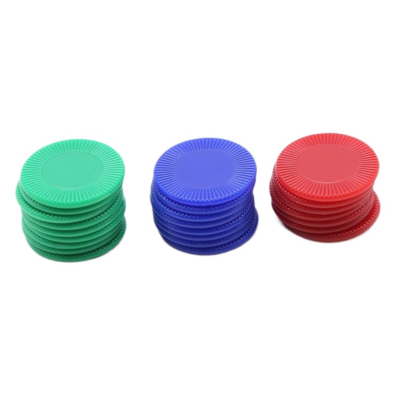 Game Coin Chip Round Card Points Coin Color Sunflower Plastic Chip Coin Solid Color Sunflower Chip Plastic Coin