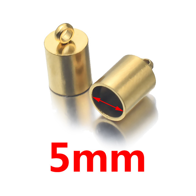 Cadena de cubo de acero inoxidable hebilla de cuerda de cuero hebilla de conexión de cuerda DIY pulsera tobillera accesorios de joyería hechos a mano en stock