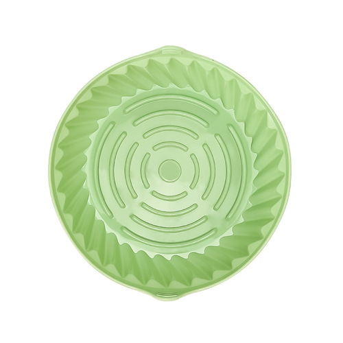 空气炸锅硅胶烤盘圆形蛋糕模具方形烤盘隔热垫可折叠滤油易清洗