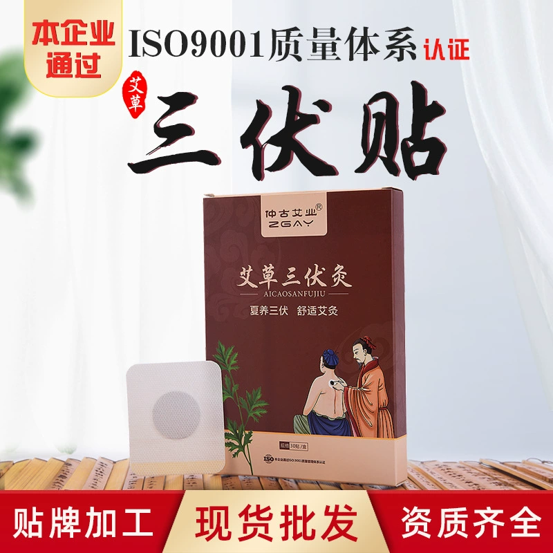 Пластырь из полыни [Санфу] 30 пластырей/упаковка, пластырь из листьев полыни, согревающий пластырь для моксотерапии, пластырь для моксотерапии Санфу, моксотерапия для согревания меридианов и разблокировки меридианов, физиотерапия