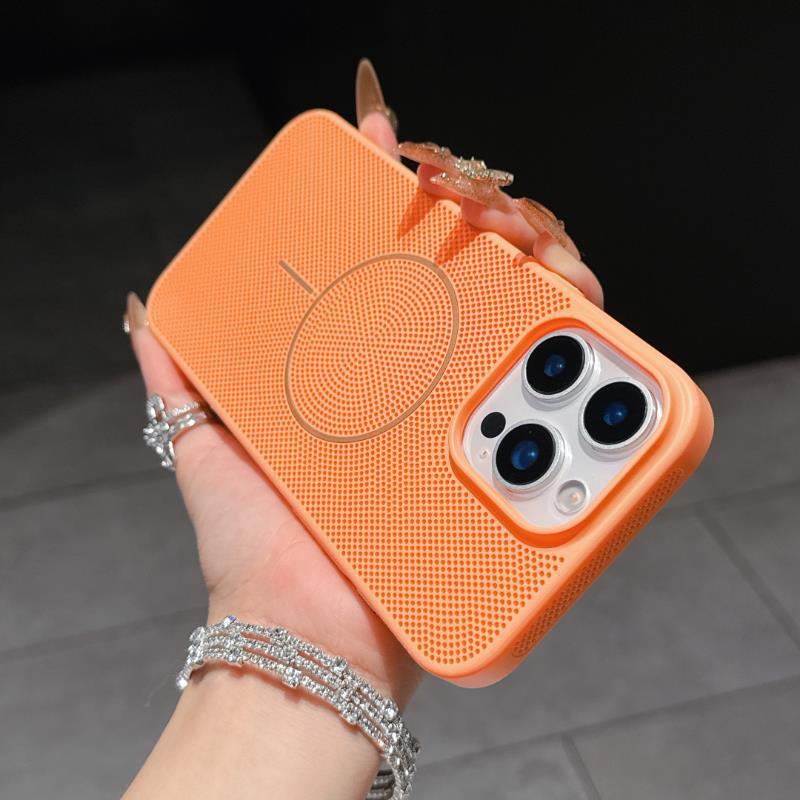 [주황색 + 얇은 원형 자기 인력] 큰 구멍 - 벌집형 냉각 쉘