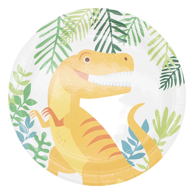 Dibujos Animados Nick dinosaurio fiesta vajilla Placa de papel fiesta de cumpleaños de los niños traje fiesta suministros mantel tire bandera Decoración