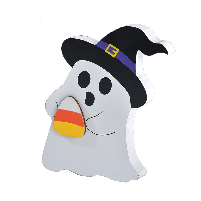 ハロウィンのデスクトップの幽霊の置物はハロウィンの置物を配置します。|undefined