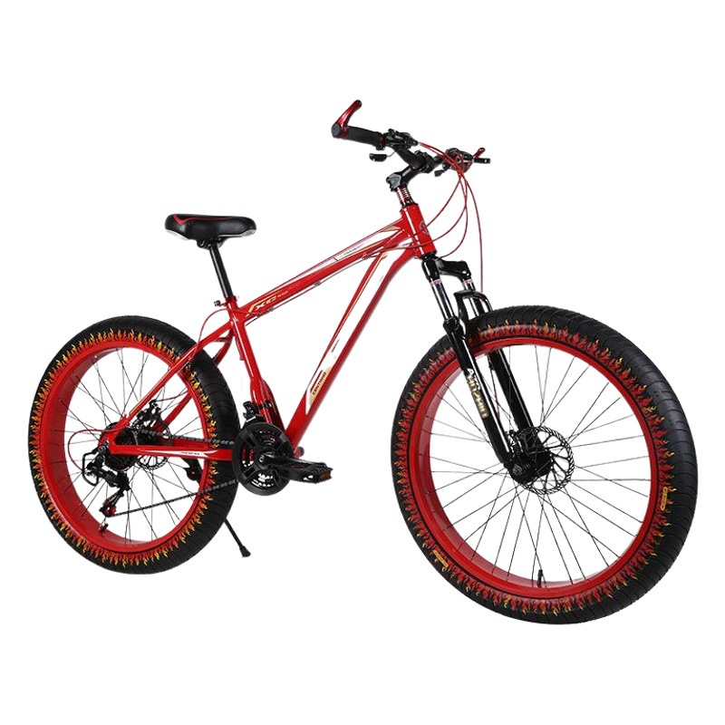 Fabricantes al por mayor de bicicletas de aleación de aluminio de nieve de playa todoterreno, neumáticos grandes ensanchados, bicicletas de montaña de velocidad variable 4.0 zxc