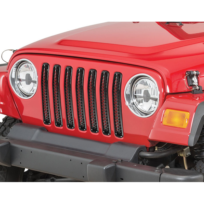 Suitable for 1999-2006 Tj Wrangler Center Grille Plug Round Hole Model Modified Off-Road Vehicle Accessories Wholesale Parts