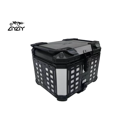 Motorcycle trunk tail box, non-expanding