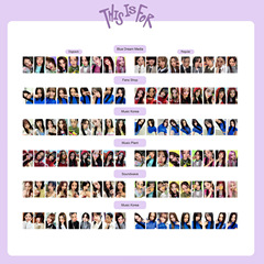 twice正规四辑《THIS IS FOR》D版R版特典卡小卡林娜琏平井桃