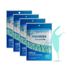 50支袋装正畸牙线外贸英文包装剔牙签牙缝刷牙齿矫正亚马逊速卖通