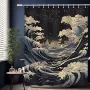 家居动漫卧室印花浴帘