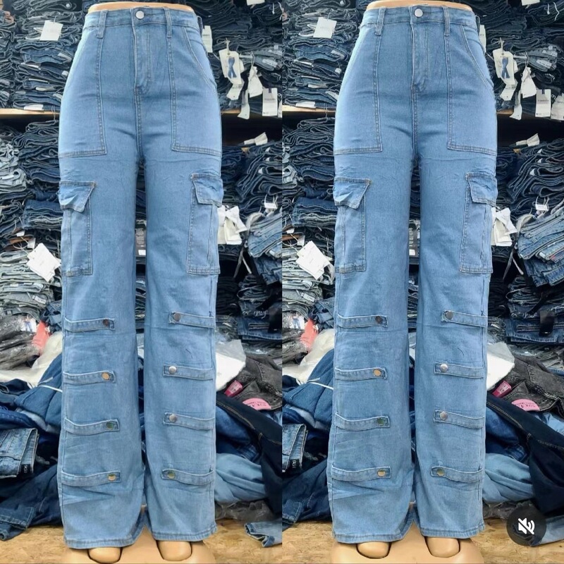 Wholesale of Boyfriend Jeans Brand New in Stock Women's Jeans Boyfriend Work Pants Wholesale