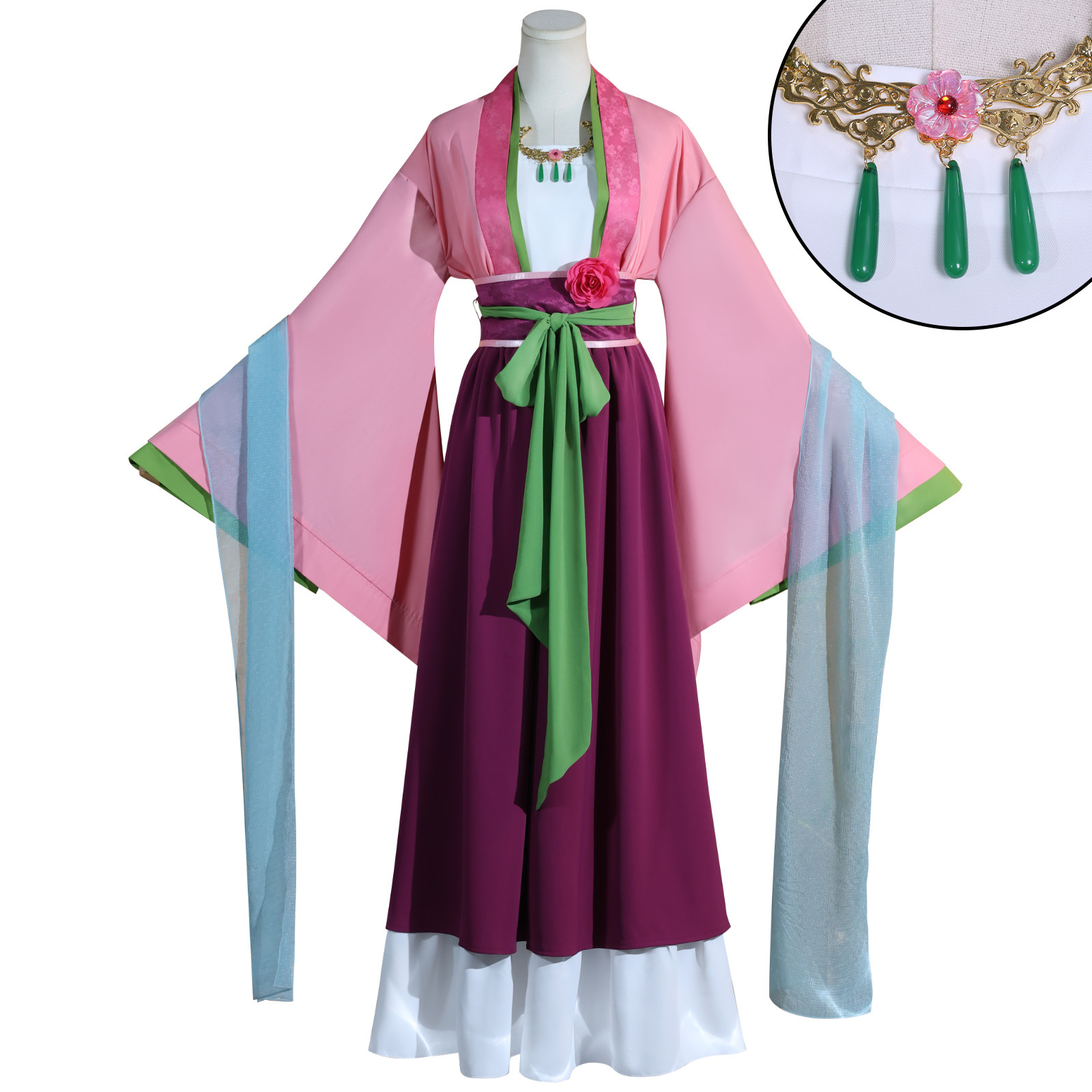 漫多药屋少女的呢喃cos服猫猫红裙游园会药师少女独语cosplay汉服