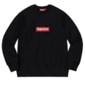E554 22FW Crewneck Black