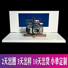 厂家定制亚克力照相架led展示架 dji运动摄像机折叠陈列架 展台