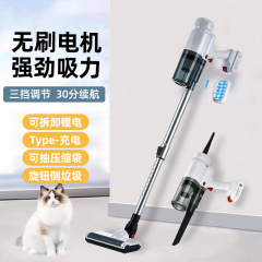 ブラシレス無線家庭用掃除機を持ってリチウム電池を分解します。