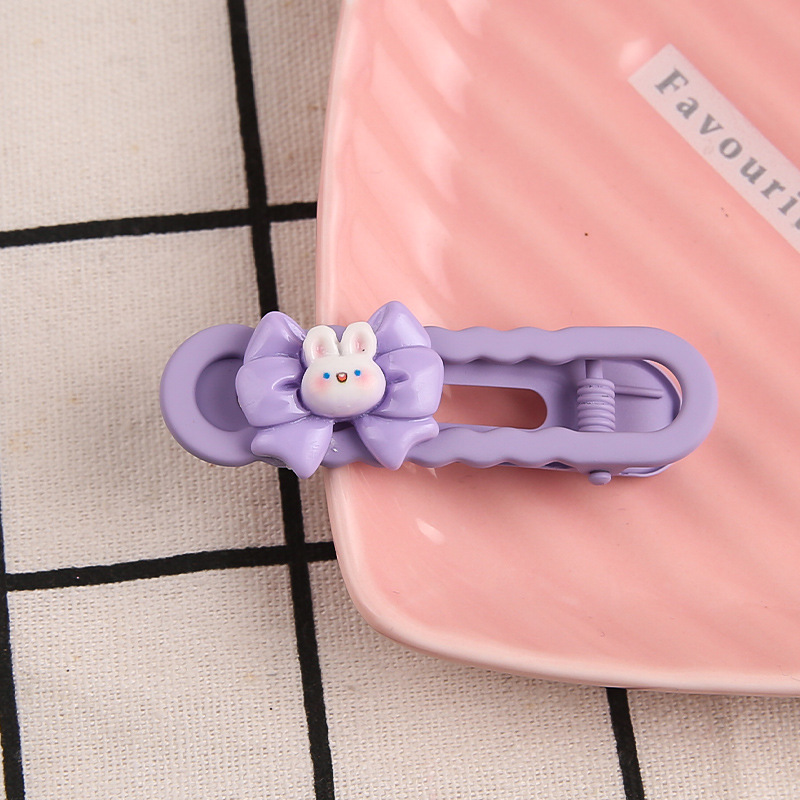 Primavera nueva historieta Sanrio oval metal horquilla linda chica dulce lado Bangs hairpin tocado